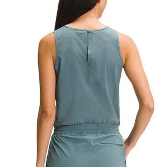 The North Face Women Elastic Waist Never Stop Wearing Jumpsuit Sz XL Goblin Blue - Picture 6 of 6